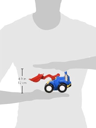 Wow Toys Lift-It Luke Friction Powered Forklift Toy with Driver Figure | Toddler Construction Vehicle Toy Ages 1.55 Years