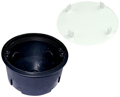 AERZETIX - Set di 10 scatole da incasso tonde per