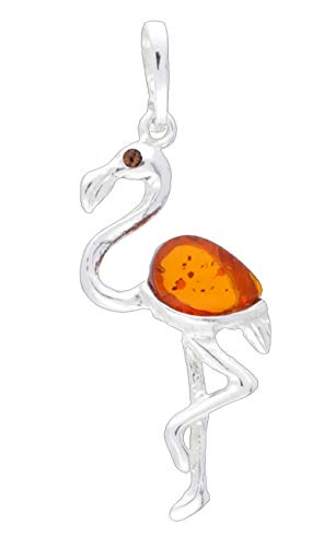 Pendentif en ambre de la Baltique et argent 925 véritable par Grace's Accessories