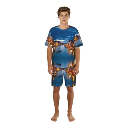 Pyjama Venice Night de luxe en maille ultra douce et confortable