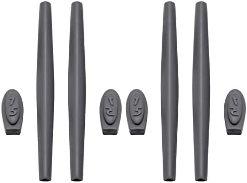 2 Dark Grey Compatible/Replacement Silicone Leg Set for Oakleys Square Wire 2.0 Sunglasses Rubber Kit image 4