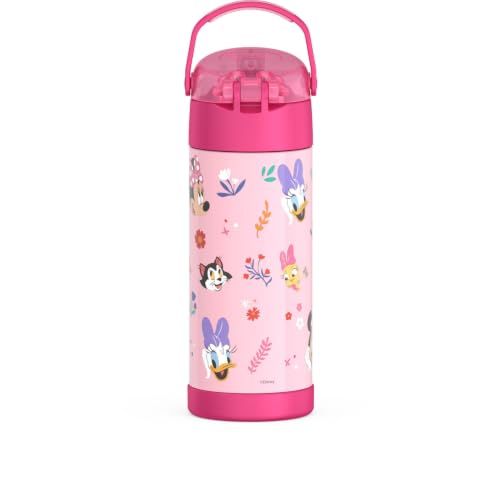 THERMOS FUNTAINER Insulated Water Bottle with Straw, 14oz, Minnie Mouse by Thermos - Used condition - Image 2