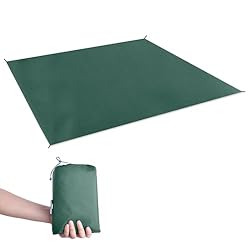 TRIWONDER Lona para Acampada Suelo de Tienda para ...: ✅【IMPERMEABLE Y SUAVE】-- El suelo de tienda para camping hecho de poliéster 190T muestra una gran capacidad en antidesgaste y resistencia al agua. El suelo de tienda puede servir como capa/cubierta impermeable o para colgar de la sombra o como separa...