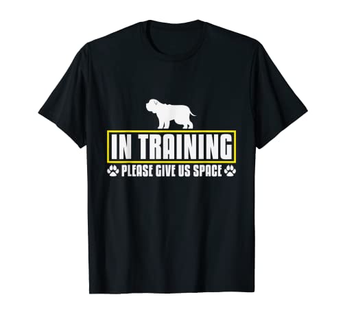 In Training Please Give Us Space Funny Puppy Dog Trainer T-Shirt