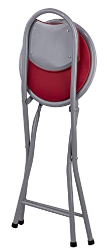 Lora MAX Silver Folding Chair with Back