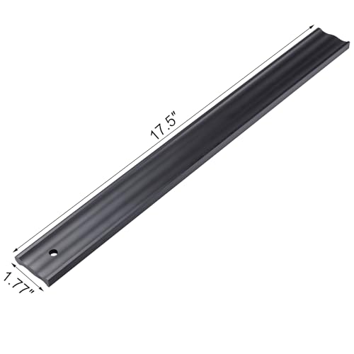 Abeicy 17.5\" Anodized Aluminum Straight Edge with Precision Edge for Checking Surface Warp, Layout Tool for Marking and Scribing Lines