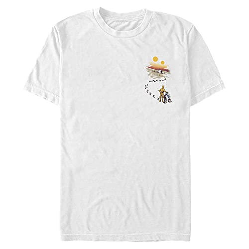 T-shirt Star Wars homme fort fini les hauts trop courts haut noir poche 5XL