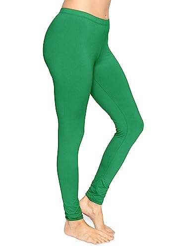 Image of STRETCH IS COMFORT Cotton Capri Leggings, Knee Length Pants, Plus Size | Soft pull-on comfort, lightweight summer feel, ankle option, casual layering, cotton leggings, black capris, under dresses