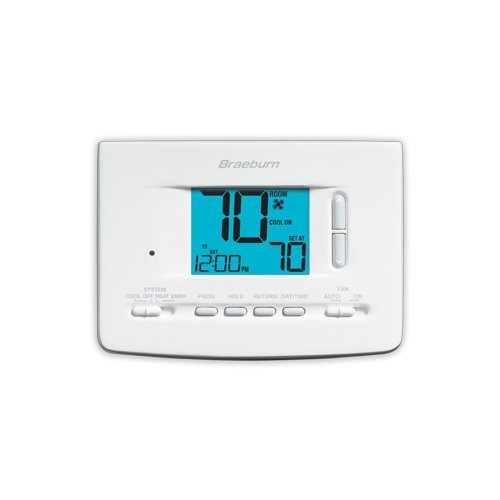 Braeburn 2220 Digital Programmable Thermostat (White)
