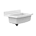 Produktbild Sanit Maxi Waschbecken (schlagfester Kunststoff, weiß, Fassungsvermögen 33 l, Überlauf, Zubehör) 60.013.01.0099