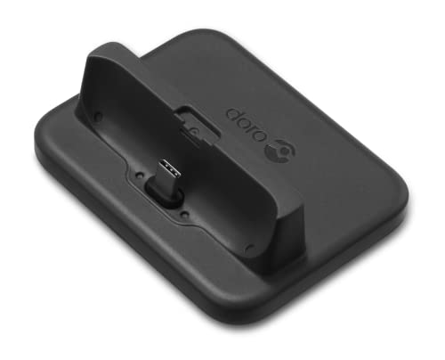 Doro Vagga 8100 - Svart Telefonställ för Enkelt Laddande