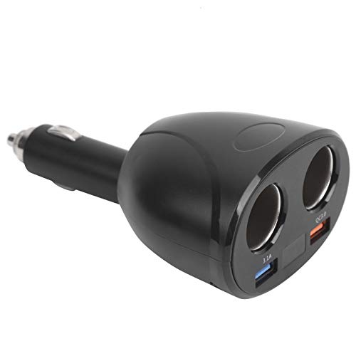 Caricatore per Presa Accendisigari Distributore Splitter per Doppia Porta USB Uscita Ad Alta per SUV per Auto