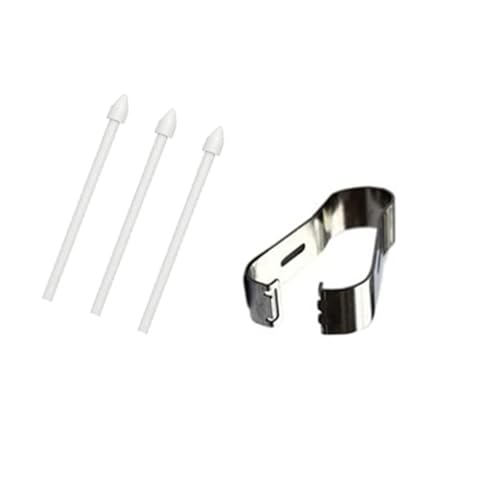 Lot de 3 pointes de stylet S compatibles avec Samsung Galaxy Tab S11 / Tab S11 Ultra Stylet Stylus S avec embouts de rechange pour outils Blanc