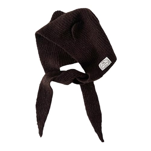 Stylish Cats Ears Scarf Hat Warm Fabric Fashionable Winter Ages 6-15 Fashion Hat