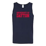 AT01 - Dayton Flyers Basic Block Tank TOP - Large - Navy