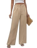 【Occasions】:Pantalons larges et droits pour femme sont adaptés pour les occasions formelles et décontractées,y compris le travail,vacances,rendez-vous,affaires,sport,plage,activités de plein air,etc.