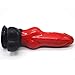 Silicone Made Multi Colored Artificial Dog Dildo Wolf Dildo Adult Toy for Women Couple Half Animal Knotty