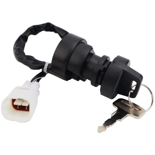 STABSOLI Starter Motor & Solenoid Relay & Ignition Switch for Yamaha Timberwolf 250 2WD YFB250 1994-1999, Timberwolf 250 4WD YFB250F 1994-2000 29U-81800-61-00 4XE-81890-00-00 by STABSOLI - Image 6