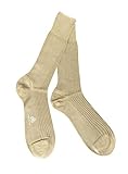  Di Carlo Premium Gentleman Socken beige, Herrensocken Business Socks, Made in Italy (42-43)
