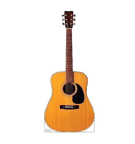 Cardboard People Acoustic Guitar Life Size Cardboard Cutout Standup