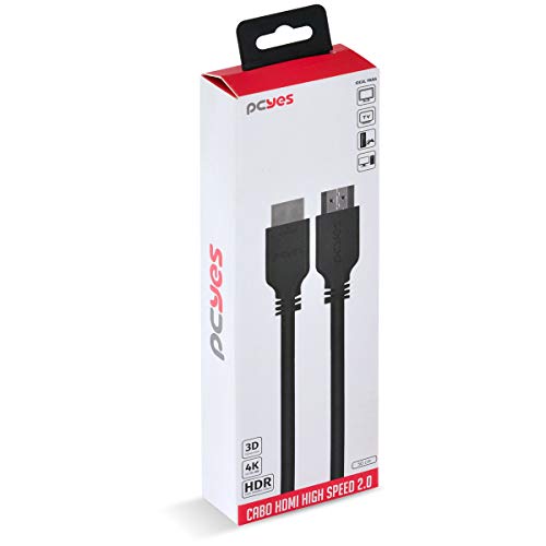 CABO HDMI 2.0 4K 28AWG PURO COBRE 50 CM - PHM20-05 - PCYES