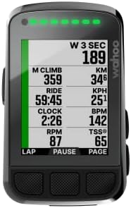 Wahoo ELEMNT BOLT GPS Cycling/Bike Computer,Black