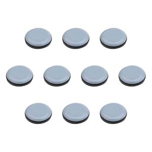 10PCS Furniture Sliders and Gliders,25mm Round Shaped Self -Adhesive Chair Leg Slider,PTFE Teflon Self-Adhesive Furniture Slider,Floor Protector Pads for Moving Furniture Movers Carpet Gliders Glide
