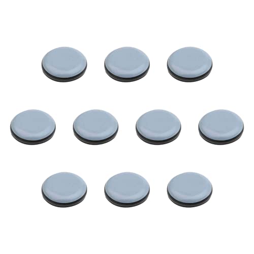 10PCS Furniture Sliders and Gliders,25mm Round Shaped Self -Adhesive Chair Leg Slider,PTFE Teflon Self-Adhesive Furniture Slider,Floor Protector Pads for Moving Furniture Movers Carpet Gliders Glide