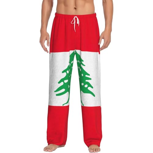Cadeau homme pantalon pyjama Liban en polaire douce avec poches