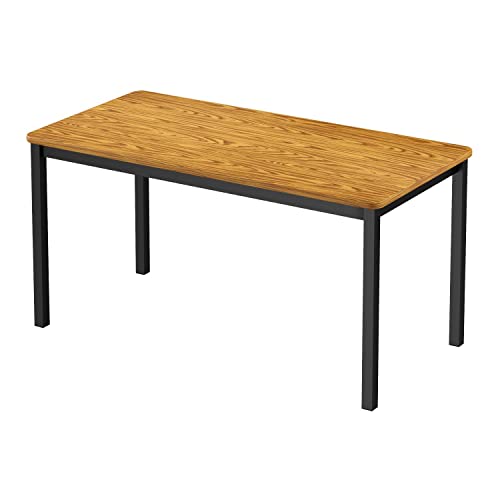 Correll Lab Table with Medium Oak and Black Finish LT3672-06-09-06