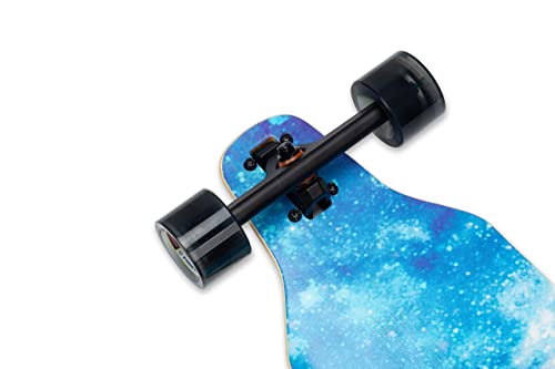 Backfire Drop Through Longboard With Bamboo & Fiberglass Deck (Galaxy) #TOP5
