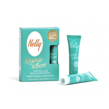 NELLY Acondicionador Profundo Reparación de Daños 4 x 15 ml - 60 ml Total - Todo Tipo de Cabello - Adulto - Unisex