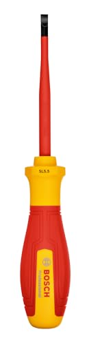 Bosch Professional tournevis VDE plat 55x100 certifié jusquà 1 000 V isolé avec un élastomère thermoplastique TPE - vue 5