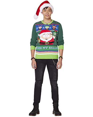 Spencer's South Park Light-Up Suck My ... Ugly Christmas Sweater | Light-Up Christmas Sweater3