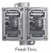 APPLETON EDSC1229SA Alum 2-G 1/2 SNAP SWTCH STA-FS