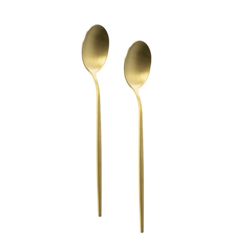 Porto Gold - Juego de 2 cucharas de mesa Abert
