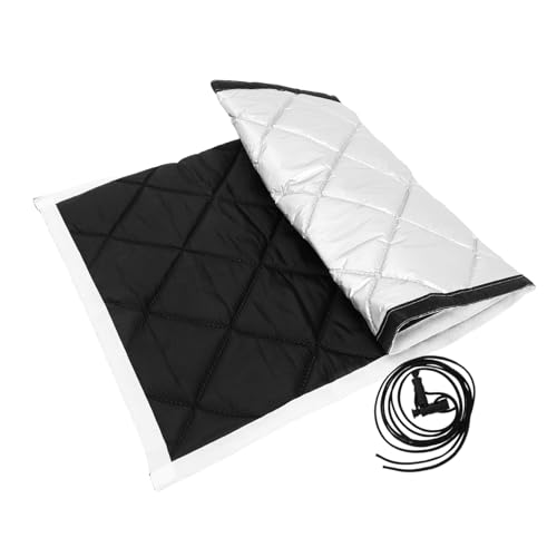 DIYEAH Cortinas Insonorizadas Opacas para Dormitorio con Aislamiento Térmico y Acústico para Bloquear el Frío el Calor Ruido con Cinta Adhesiva de Gancho y Bucle