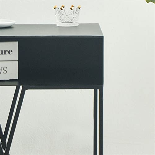 Table basse en fer et table d'appoint de chambre noire - 7