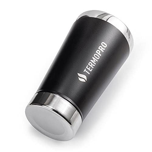 Copo Térmico com Tampa e Abridor Preto 500 Ml Termopro