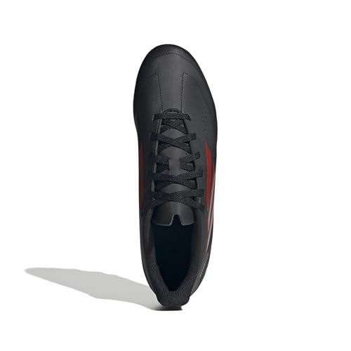 Image of ADIDAS Men's Deportivo III Flexible Ground Football Shoe (Core Black /Better Scarlet /Core Black)