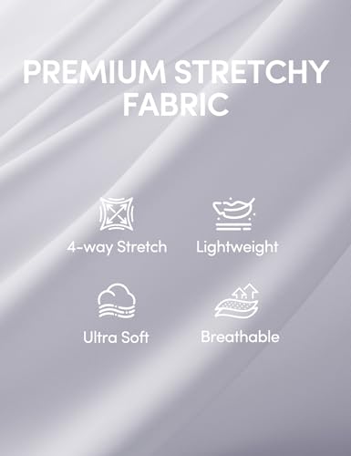 Image of IUGA Dress Pants Women Stretchy Wide Leg Work Pants Business Casual Outfits | Teacher Outfits for Women, Work Clothes, Trousers, Slacks, High Waisted, Pull on, Comfy, Office, Travel, Interview