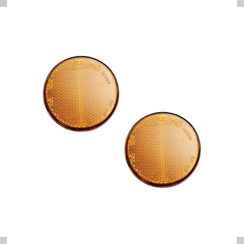 BAR AUTOTECH Screw-on Side Reflectors M6 Self-tapping Mount Type for