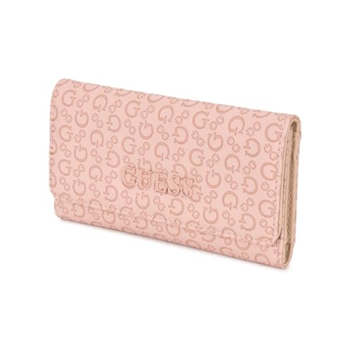 Image of GUESS Bowie Debossed Logo Slim Clutch Wallet