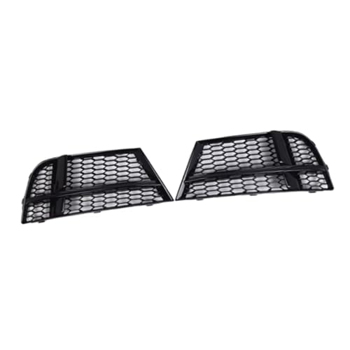 Grille de phare antibrouillard A3 8V protégeant le pare-chocs en maille nid d'abeille noir