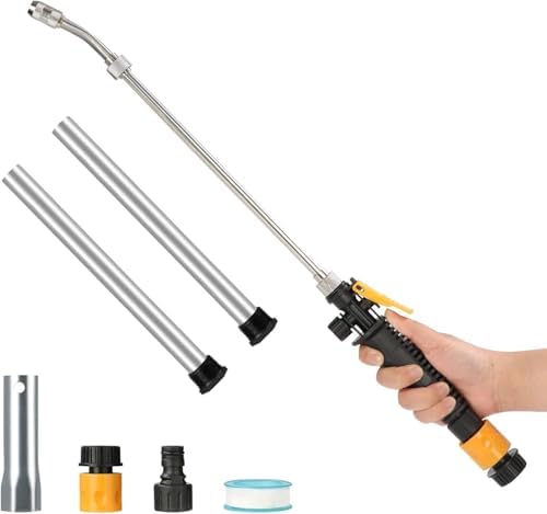 RV Water Heater Anode Rod & RV Water Heater Flush Wand, 9.25"L x 3/4" NPT Magnesium Rod for Suburban (Flush Wand & 2Pack Anode Rod)