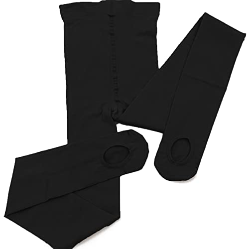 Danceyou JY2102-BK-M Girls Ballet Tights Women Dance Stockings Skin Tone Convertible/Footed Opaque Tights thumb #3