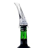 Aerador Para Vinho 15cm Brinox Cristal/preto