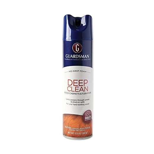 Guardsman Deep Clean - Purifying Wood Cleaner - 12.5 oz Streak Free, Doesn't Attract Dust 460500,Original Version,12 oz