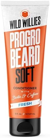 Wild Willies Beard Conditioner for Men - Biotin & Caffeine Beard Softener