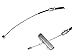 ACDelco Gold 18P2470 (19110777) Parking Brake Front Cable